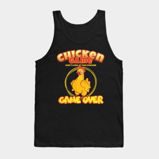 Funny Chicken Game Farmer Animal Lover Tank Top